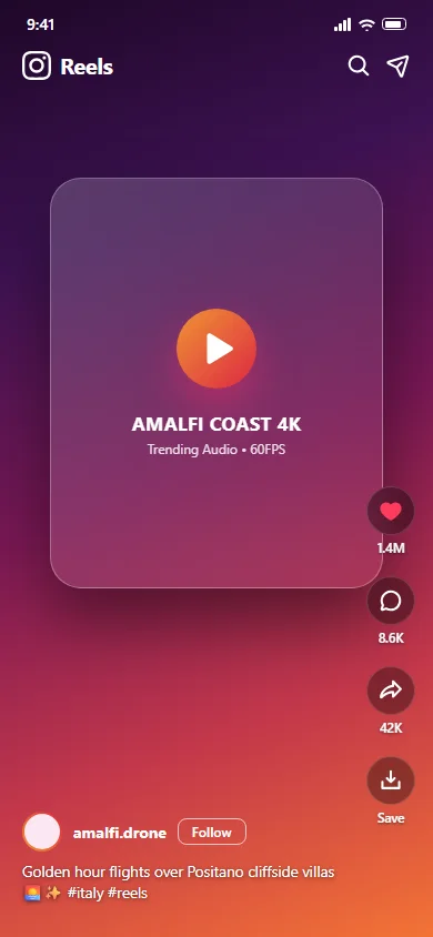 Instagram Reels screenshot