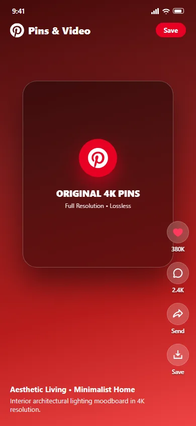 Pinterest pin screenshot