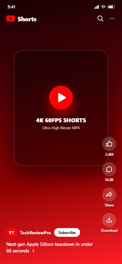 YouTube Shorts screenshot